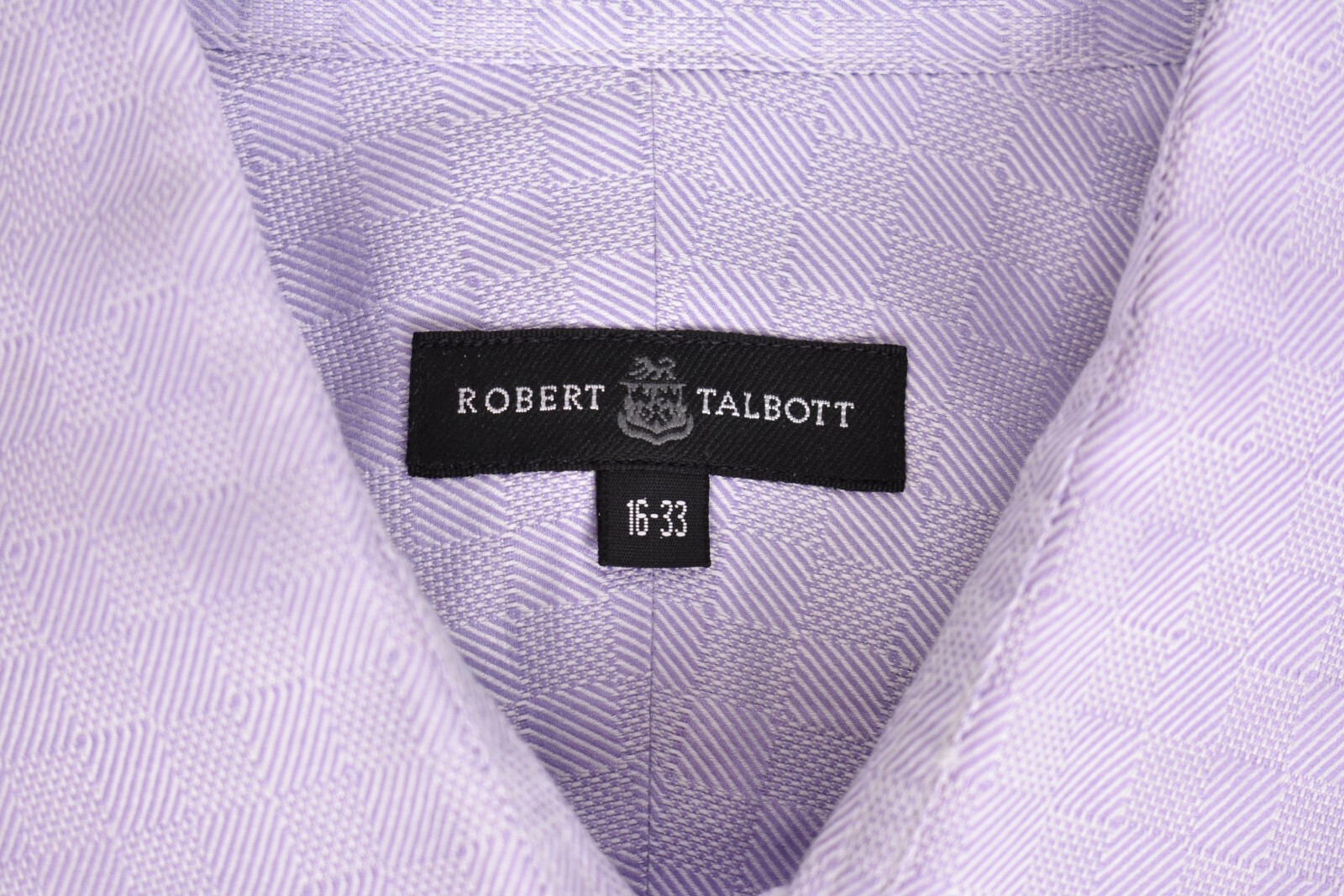 Robert Talbott Light Purple Checked Undertone Poi… - image 2