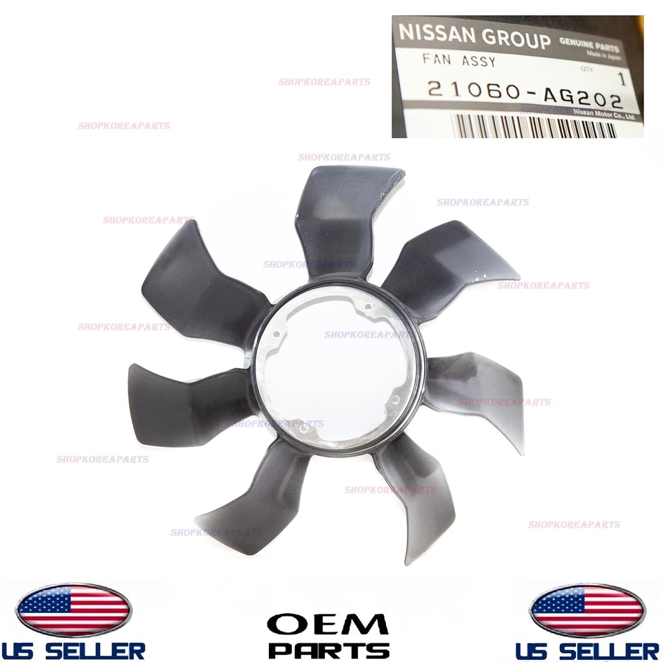 ✅Genuino✅ Hoja de embrague del ventilador de refrigeración del motor ⭐OEM⭐ Infiniti G35 3,5 L 2003-2004  Foto 2 de 4