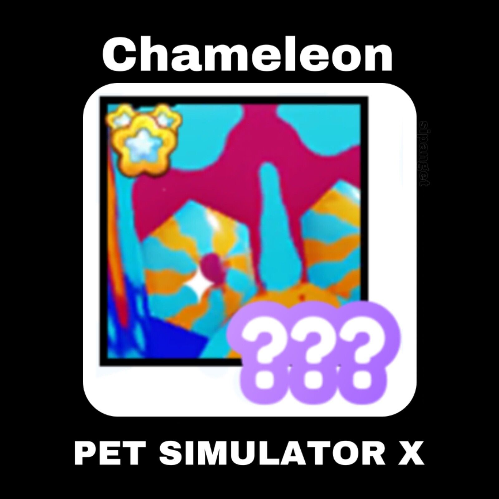 Huge Chameleon ▪️UNTRANSFERRED▪️✨ Roblox PSX Pet Simulator X ✨+ 5 BILLION  💎