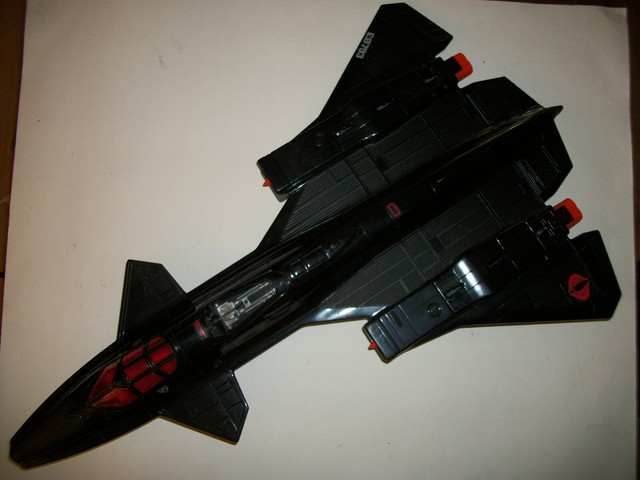 GI Joe Vtg 80s Vehicle Lot #34 Cobra Night Raven Black Jet Plane | eBay