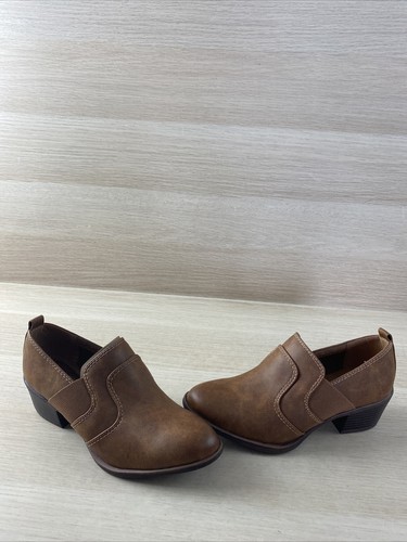 NWB EuroSoft ALENA Cognac Leather Pull 