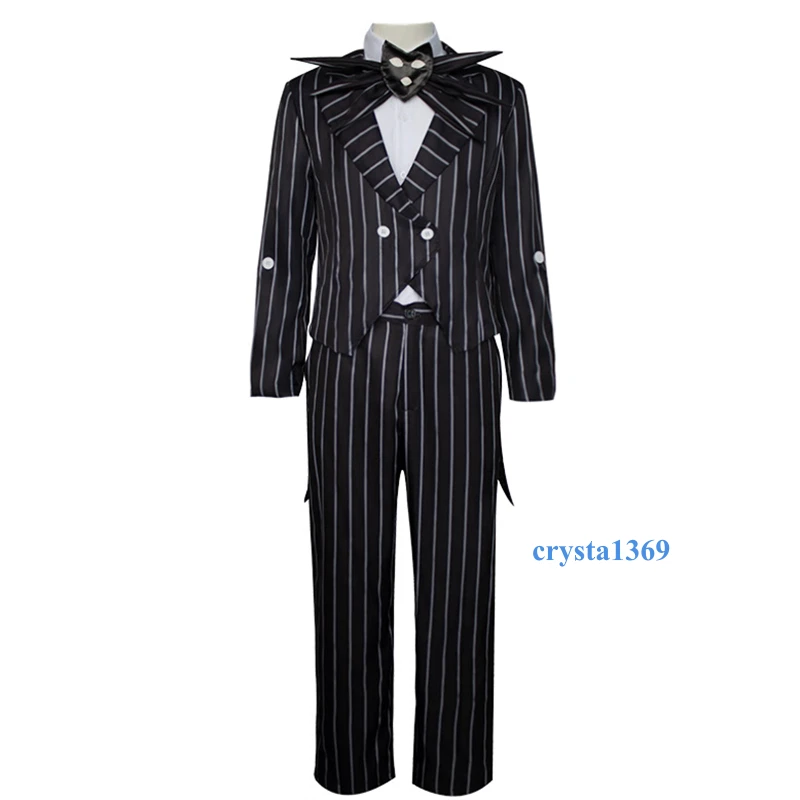 The Nightmare Before Christmas Sally Jack Skellington Costume Suit Unisex Adult  - Image 2 of 4