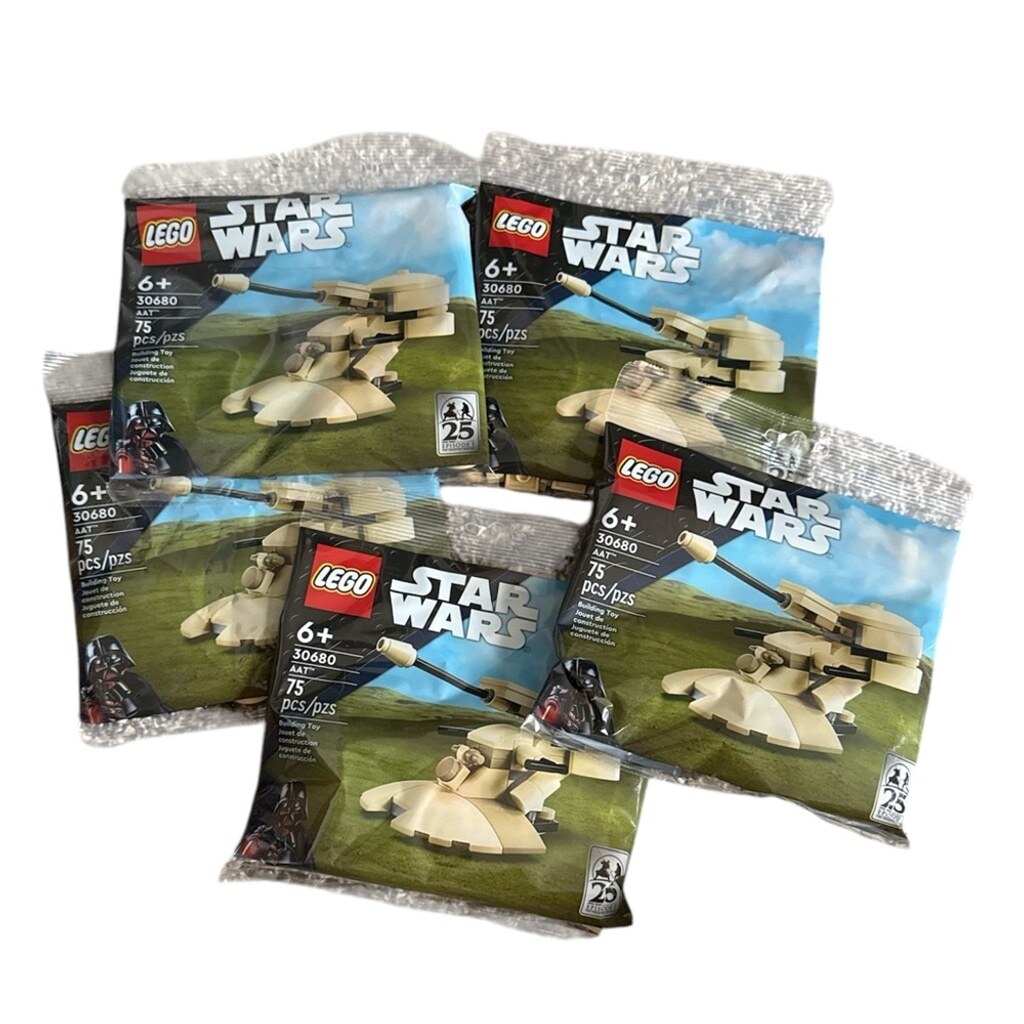 LEGO Star Wars Mini Tank Set 5-Piece New Sealed