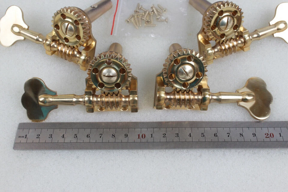 Clavija vertical de contrabajo de 3/4 4/4 clavija de metal bobinadoras de cuerda fácil ajuste fuerte Foto 2 de 4