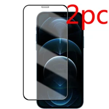 2pc Tempered Glass Screen Protector Guard for iPhone 12 13 14 15 16 Pro Plus Max