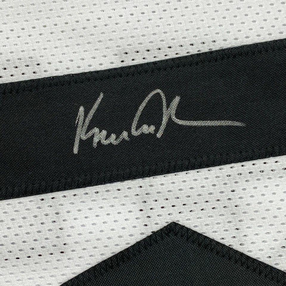 Camiseta de fútbol blanca autografiada/firmada Ken Anderson Cincinnati certificado de autenticidad JSA automática Foto 3 de 4