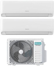 Climatizzatore Dual Split Inverter 9000+9000 Btu A++/A+ R32 Ecosense Hisense