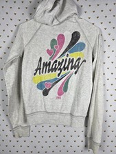 Victorias Secret Pink Vintage AMAZING Full Zip Hoodie Jacket SMALL