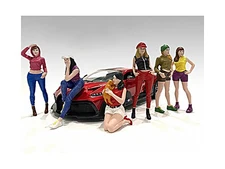 American Diorama "Girls Night Out" 6 piece Figurine Set for 1/18 Scale Models