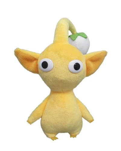 Yellow Bud Pikmin 7" Plush - Official Little Buddy Sanei Nintendo 1649 - NEW