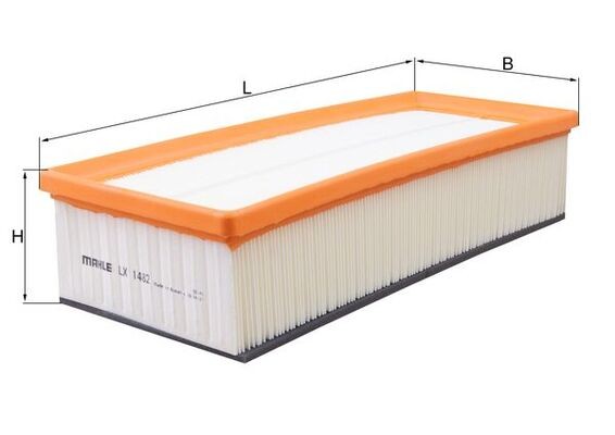 LX 1482 Knecht Air Filter for Audi, Seat, Skoda, VW