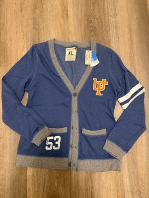 College Vault Florida Gators Cardigan Sweater XL Blue Licensed