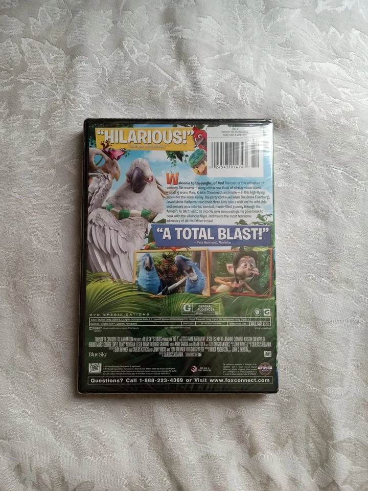 Rio 2 Dvd 2014 - Image 2 of 2