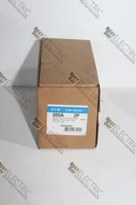 Cutler Hammer, CHH2200X, 240v 200 Amp 200a 2p 2 Pole Circuit Breaker w Lugs