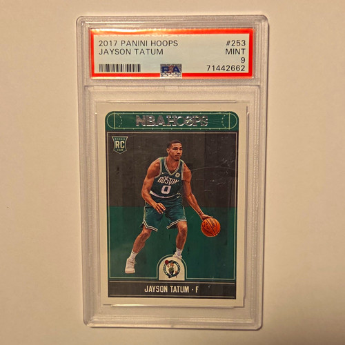 Panini NBA Hoops 2017-18 Jayson Tatum Rookie Card Boston Celtics #253