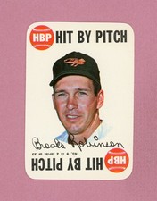 1968 Topps Game #9 Brooks Robinson Baltimore Orioles Baseball Card Ex/Mt - NM
