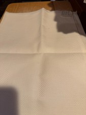 AIDA Cross Stitch Fabric 14 CT White Cotton Cloth Embroidery RUNNER 54" x 21"