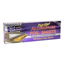 Aluminum Foil Pre-Cut Sheets - 16 x 14 Pack of 100