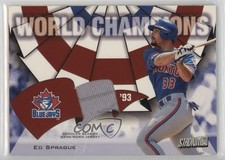 2002 Topps Stadium Club World Champions Relics Ed Sprague #WC-ES 7u1