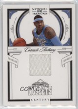 2009 Playoff National Treasures Century Materials 38/99 Carmelo Anthony HOF 8yo