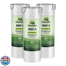 MARRIOTTO MR9-N Water Filter 3-Pack for GE XWFE XWF AquaOptima Evolve CHIP