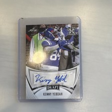 Leaf 2021 Draft Autographs Kenny Yeboah Rookie #BA-KY1 Football Card