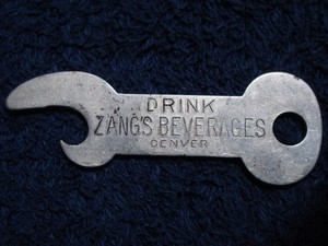 PRE-PRO/Prohibition DRINK ZANG'S BEVERAGES Denver, CO Scarce Beer BOTTLE OPENER