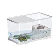 Turtle Habitat Tank Reptile Tank With Basking Aquatic Tortoise Very Well