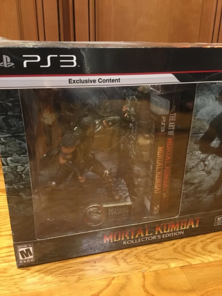 Mortal Kombat Kollector's Edition PS3 Scorpion + Sub Zero Bookends New/Sealed - Image 2 of 4