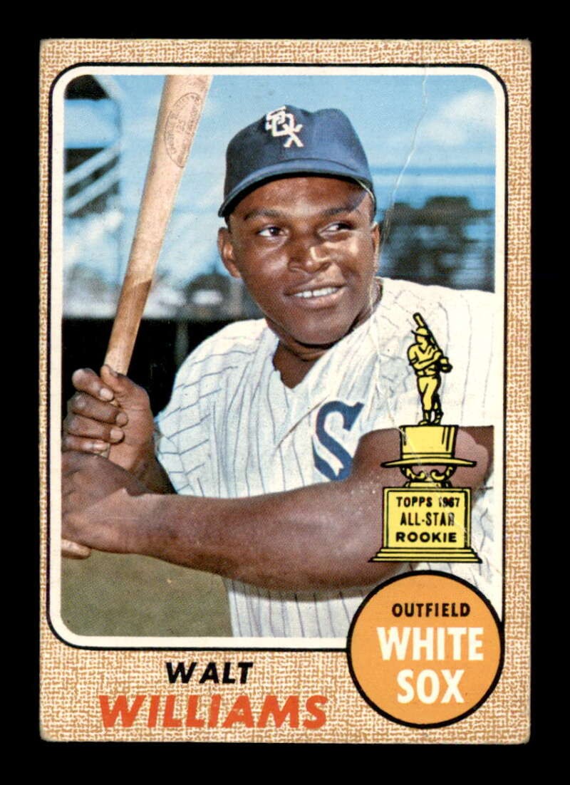 1968 Milton Bradley #172 Walt Williams   GOOD X3695136