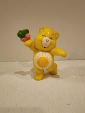 Care Bears Vintage PVC Miniatures Funshine Sunshine Yellow 1983 butterfly