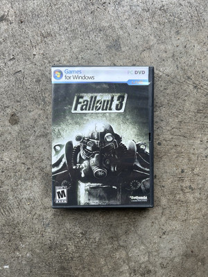 Fallout 3 Windows PC DVD Computer Game. 2008 Retro Complete Piece. 