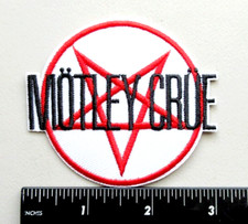   MOTLEY CRUE METAL BAND MUSIC BATTLE JACKET VEST HAT EMBROIDERED IRON ON PATCH