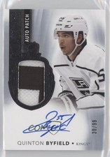 2021-22 Upper Deck The Cup Rookie 30/99 Quinton Byfield #150 Patch Auto 4f5