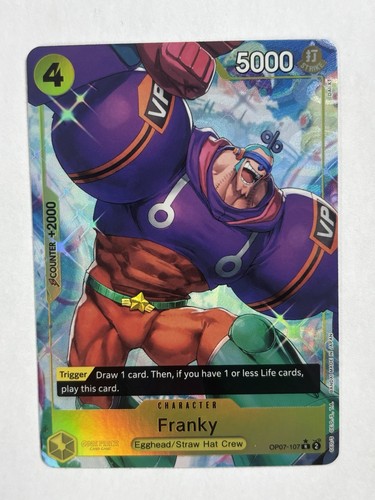 Franky OP07-107 Parallel Rare - 500 Years in the Future