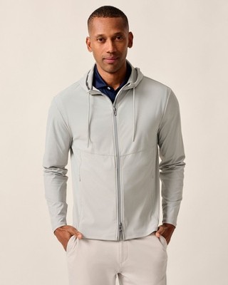 johnnie-O Marshal Featherweight Hooded Jacket Mens Seal (7852654)