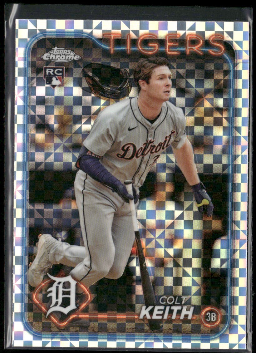 2024 Topps Chrome Update Colt Keith #USC8 X-Fractor RC Rookie Card Tigers