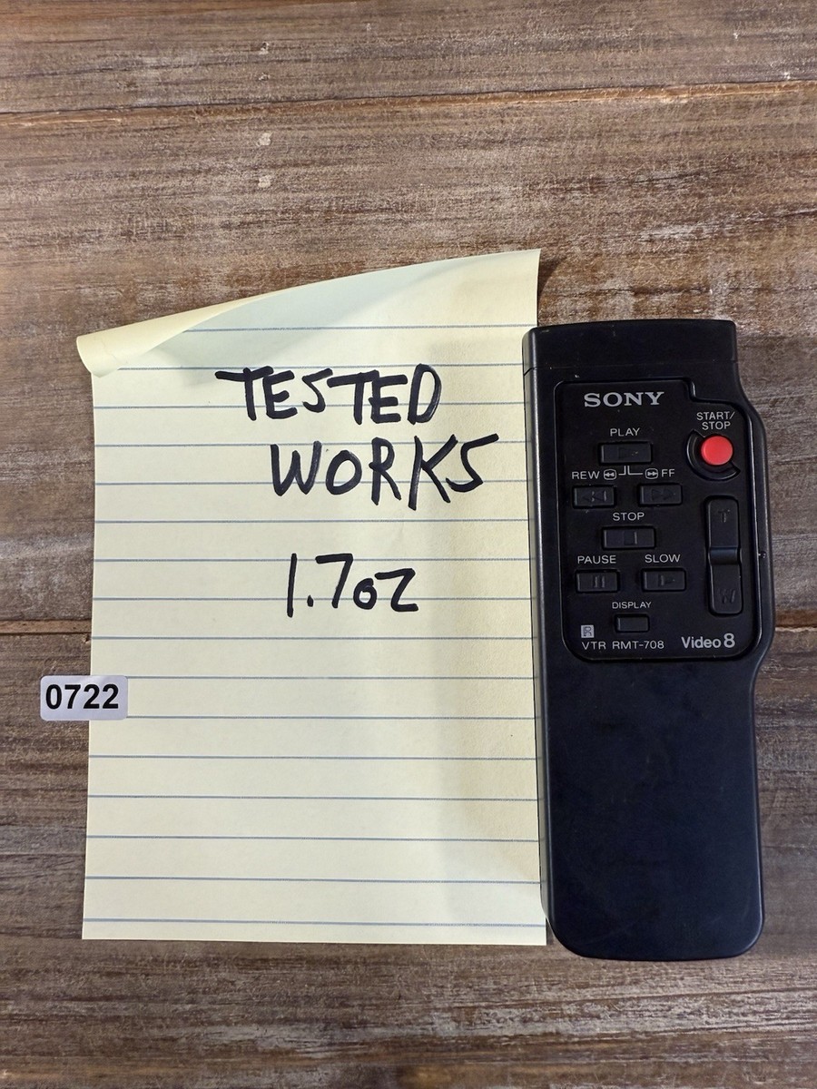 ソニー　RMT-708 SONY VTR RMT-708 Video 8 Handycam Video Camera Remote