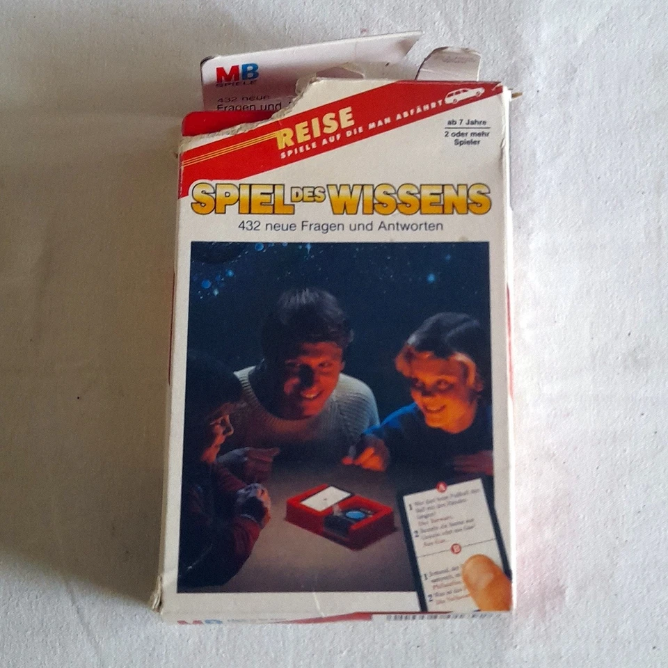 MB Spiele 1988 Spiel des Wissens 432 Fragen + Antworten Reiseedition - Bild 2 von 4