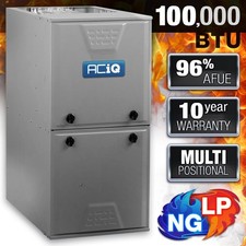 ACiQ 100,000 BTU 96% AFUE Natural Gas or Propane LP Furnace, Single Stage N96MSN