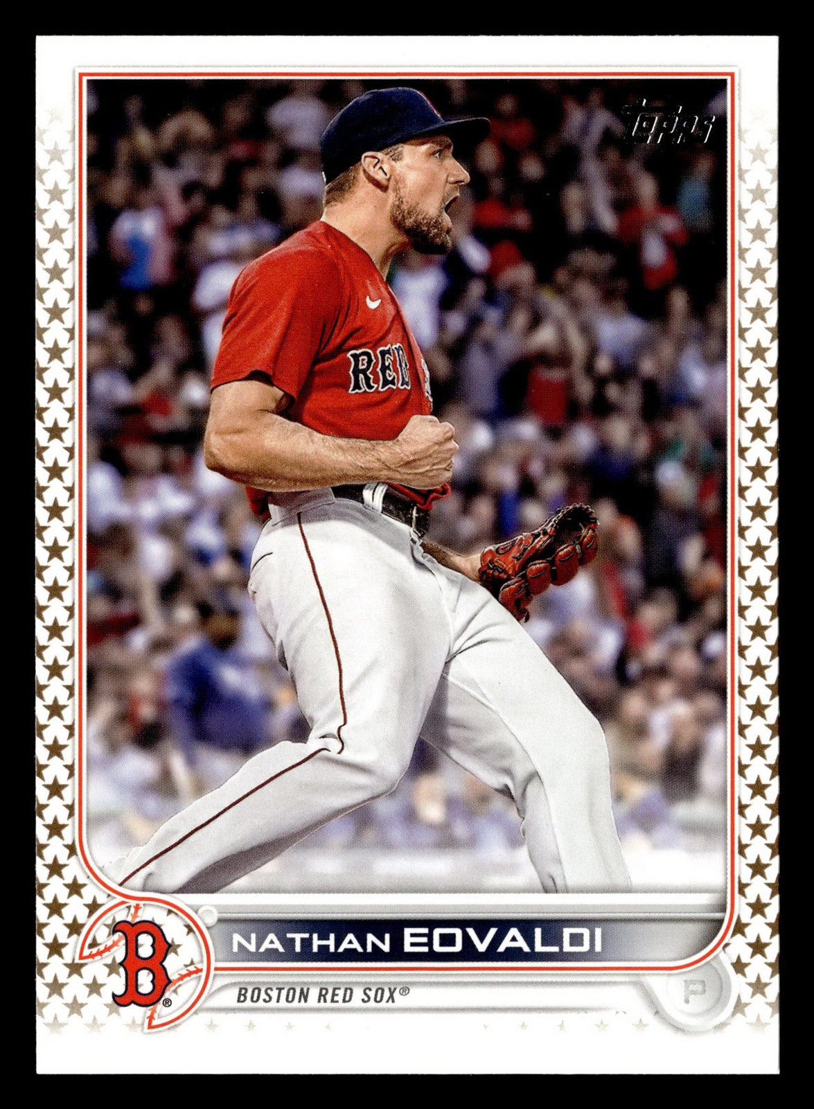 Nathan Eovaldi 2022 Topps Gold Star SP #657 Boston Red Sox *031