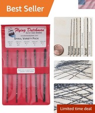 60-Piece Spiral Pinless Scroll Saw Blade Vari...