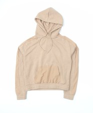 Womens UK Size 4 Primark Brown Pullover Hoodie