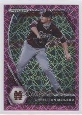 2021 Panini Prizm Draft Picks Pink Velocity Prizm Christian Macleod #PDP159 7mb