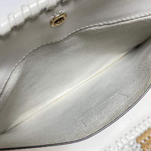 Bolso de Mano Anya Hindmarch Neeson Para Mujer Bolso de Cesta Cinta Blanca Natural - Imagen 8 de 16