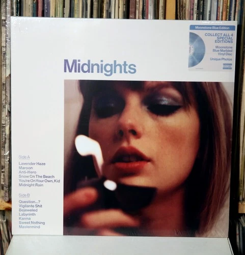 Taylor Swift / Midnights (Moonstone Blue VINYL  Factory sealed Brand New