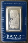 Pamp Suisse 1oz Silver Fortuna Bar in Plastic Assay Card
