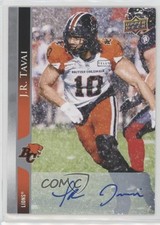2021 Upper Deck CFL Auto JR Tavai #33 Auto 2o7