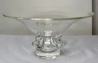 Large Vintage Steuben Crystal Centerpiece Footed Bowl