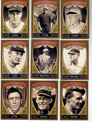 2013 Panini Cooperstown Cards YOU PICK -- BUY 4 GET 50% OFF!  Parallels HOF